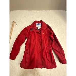 Trespass Red Microfibre Waterproof Windproof Jacket Size S